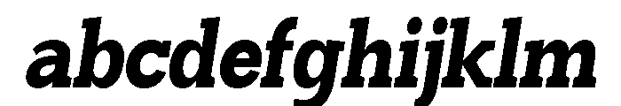 Humbles Black Condensed Slanted FONT