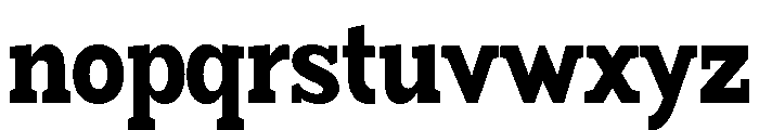 Humbles Black Condensed Font LOWERCASE