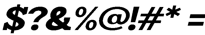 Humbles Black Expanded Slanted Font OTHER CHARS
