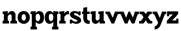 Humbles Black Semi Condensed Font LOWERCASE