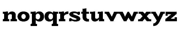 Humbles Black Semi Expanded Font LOWERCASE