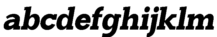 Humbles Black SemiCond Slant FONT