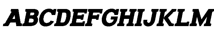 Humbles Black Slanted Font UPPERCASE
