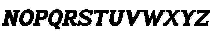 Humbles Black Slanted Font UPPERCASE