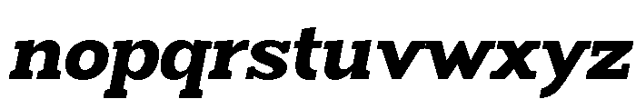 Humbles Black Slanted Font LOWERCASE