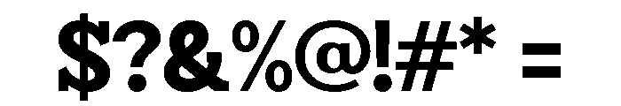 Humbles Black Font OTHER CHARS