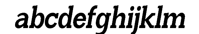 Humbles Bold Condensed Slanted FONT