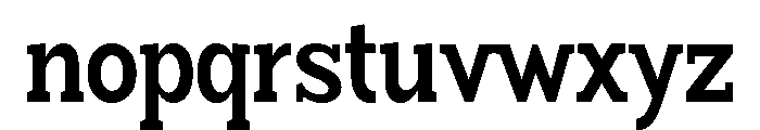 Humbles Bold Condensed Font LOWERCASE
