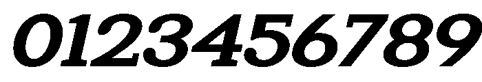 Humbles Bold Expanded Slanted Font OTHER CHARS