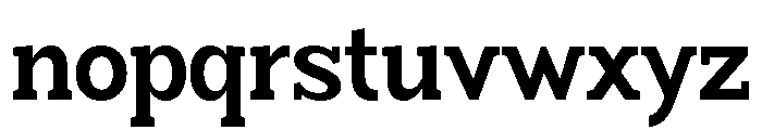 Humbles Bold Semi Condensed Font LOWERCASE