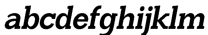 Humbles Bold SemiCond Slant FONT