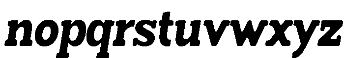 Humbles Soft Black Cond Ita Font LOWERCASE