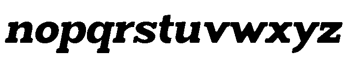 Humbles Soft Black Italic Font LOWERCASE