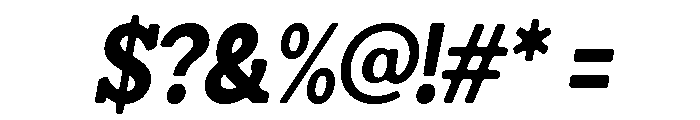 Humbles Soft Black SemCond Ita Font OTHER CHARS