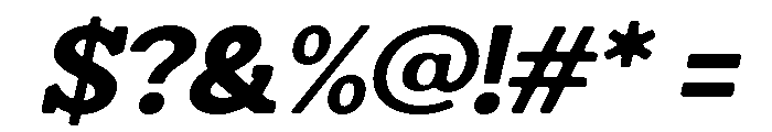 Humbles Soft Black SemExp Ita Font OTHER CHARS