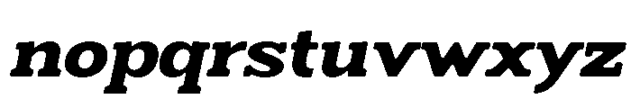 Humbles Soft Black SemExp Ita Font LOWERCASE