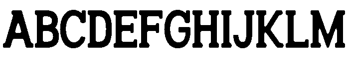 Humbles Soft Bold Condensed Font UPPERCASE
