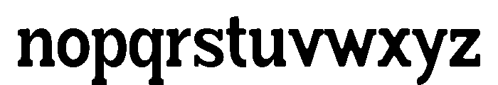 Humbles Soft Bold Condensed Font LOWERCASE