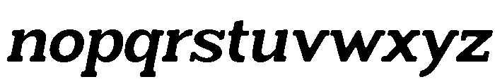 Humbles Soft Bold Italic Font LOWERCASE