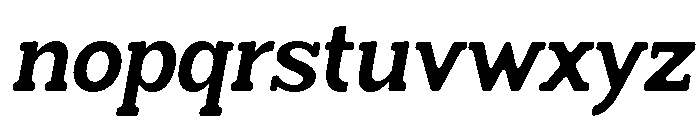 Humbles Soft Bold SemCond Ita Font LOWERCASE