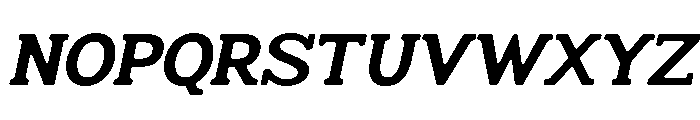 Humbles Soft Bold SemExp Ita Font UPPERCASE