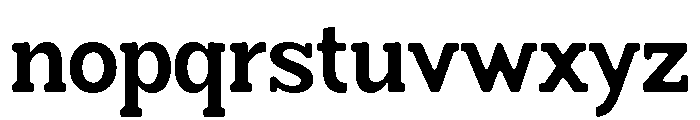 Humbles Soft Bold SemiCondensed Font LOWERCASE