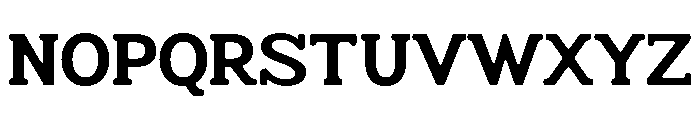 Humbles Soft Bold SemiExpanded Font UPPERCASE