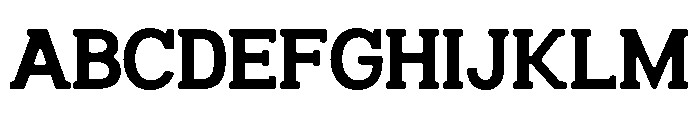 Humbles Soft Bold Font UPPERCASE
