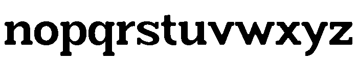 Humbles Soft Bold Font LOWERCASE