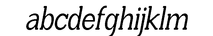 Humbles Soft Condensed Italic FONT