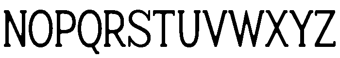 Humbles Soft Condensed Font UPPERCASE