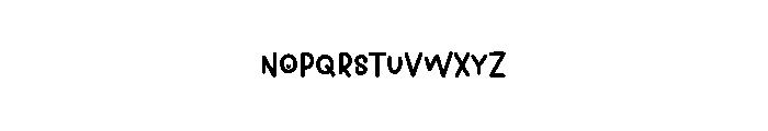 Humbling Bombers Font LOWERCASE