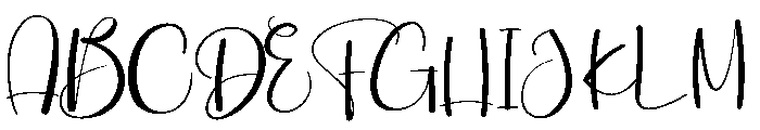 Humbling Nighty Font UPPERCASE