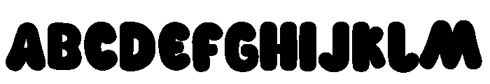 Humer Retro Font UPPERCASE