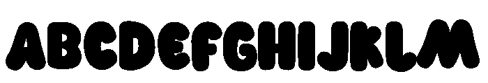 HumerRetro Font UPPERCASE