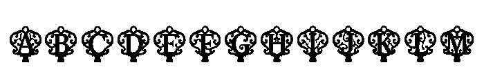Humus Regular Font UPPERCASE