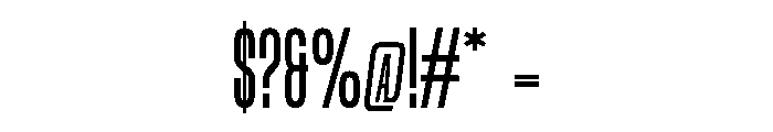 Hunders Regular Font OTHER CHARS