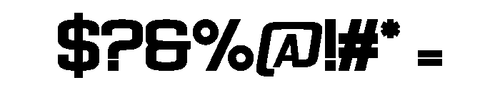 Hunderson Regular Font OTHER CHARS