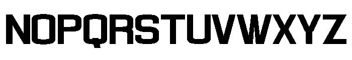 Hunderson Regular Font UPPERCASE