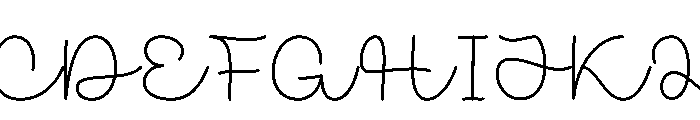 Hundred Miles Font UPPERCASE