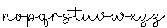 Hundred Miles Font LOWERCASE
