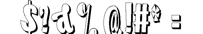 Hungaria Vintage Regular Font OTHER CHARS