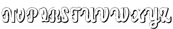 Hungaria Vintage Regular Font UPPERCASE