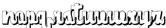 Hungaria Vintage Regular Font LOWERCASE