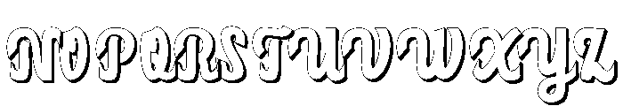 HungariaVintage-Regular Font UPPERCASE