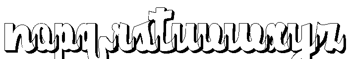 HungariaVintage-Regular Font LOWERCASE