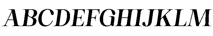 Hunger Minute Italic Font UPPERCASE