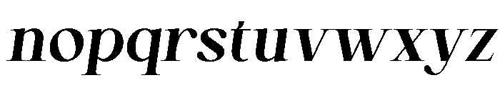 Hunger Minute Italic Font LOWERCASE