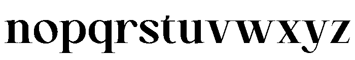 Hunger Minute Regular Font LOWERCASE