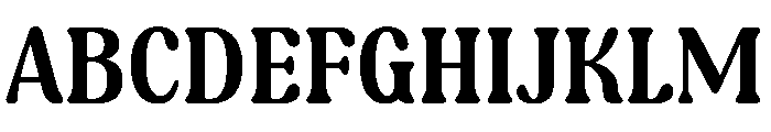 Hunky Dunky Regular Font UPPERCASE